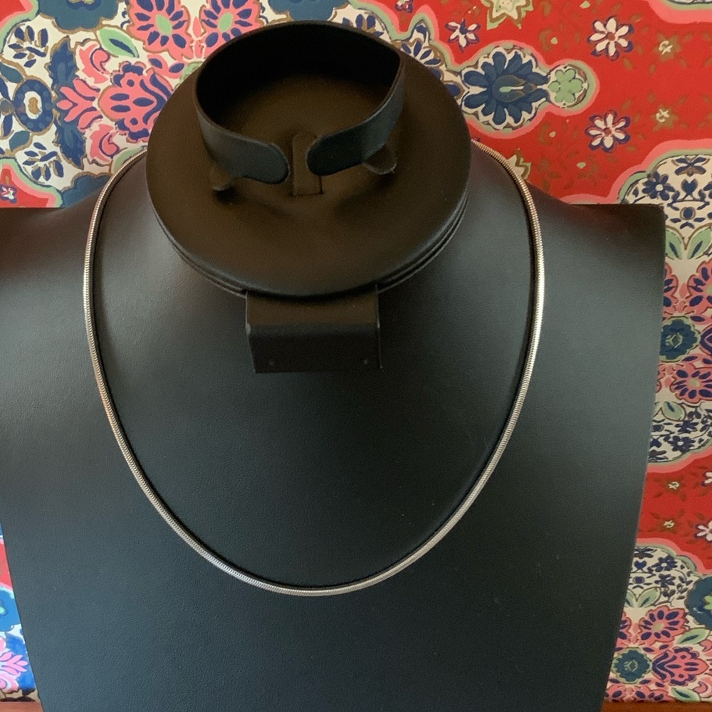 Monet Elegant Silver Tone Necklace